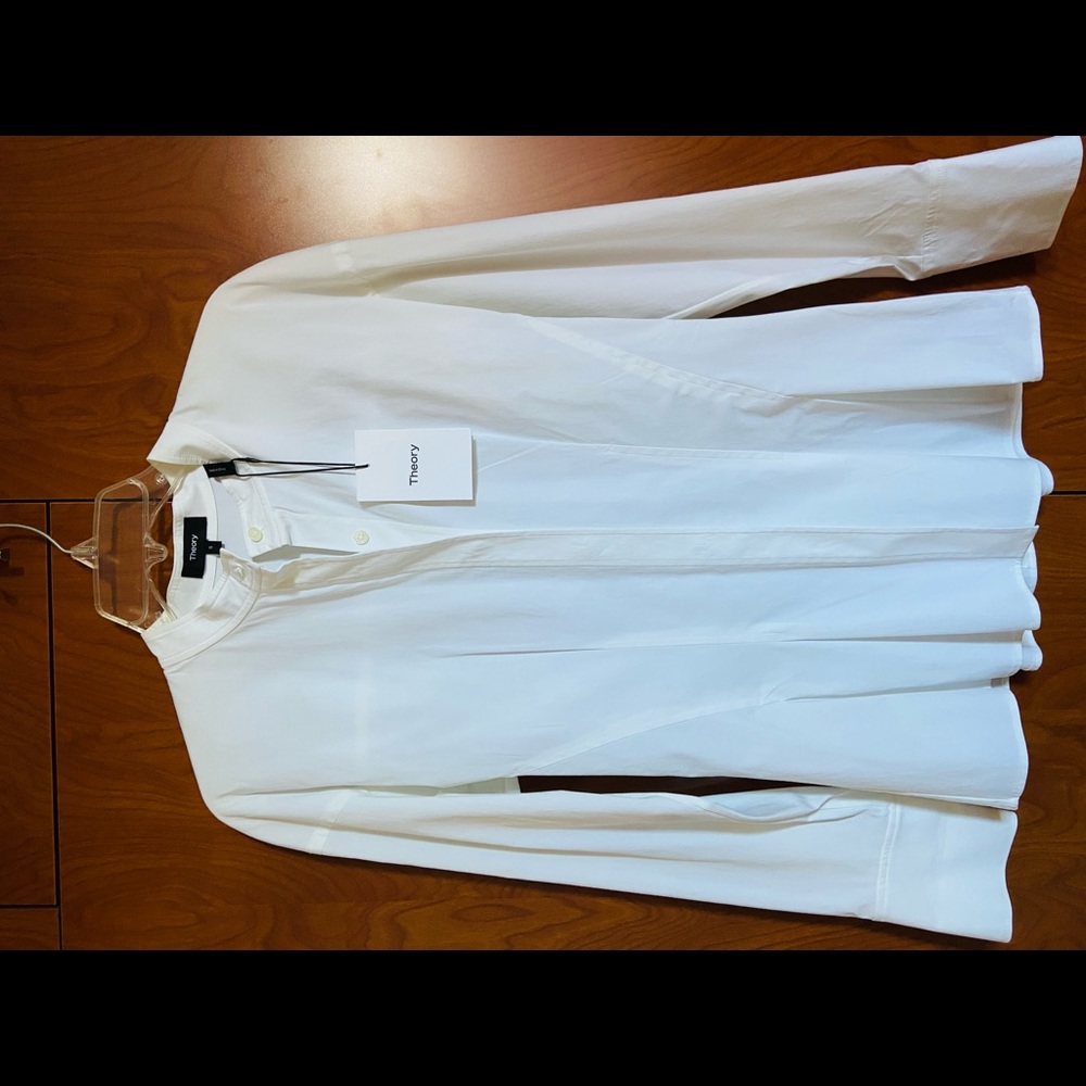 THEORY button down blouse